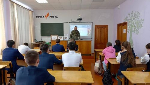 «Балтач» дәүләт тыюлыгы белгече Чепья мәктәбендә кунакта булды