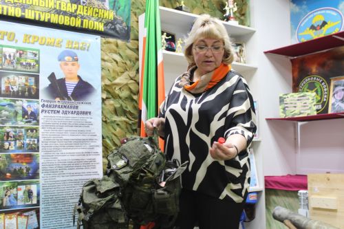 Балтач гимназиясендә Безнең геройларга багышланган музей-почмак оештырылган