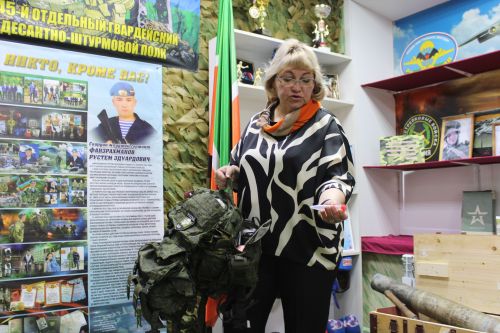 Балтач гимназиясендә Безнең геройларга багышланган музей-почмак оештырылган