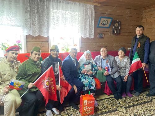 Җирлекләрдә ветераннарны котлау дәвам итә