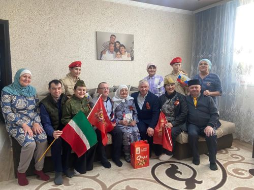 Җирлекләрдә ветераннарны котлау дәвам итә