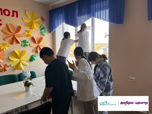 «Игелекле Балтач» үзәге «Җиңү тәрәзәсе» бөтенроссия патриотик акциясендә катнашты
