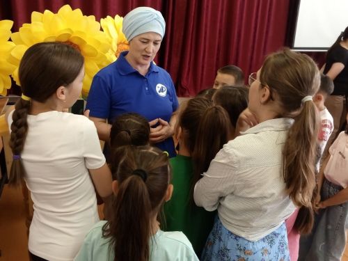 Карадуган гимназиясенә  «Юл хәрәкәте иминлеге» учреждениесенең Балтач бүлекчәсе җитәкчесе килгән