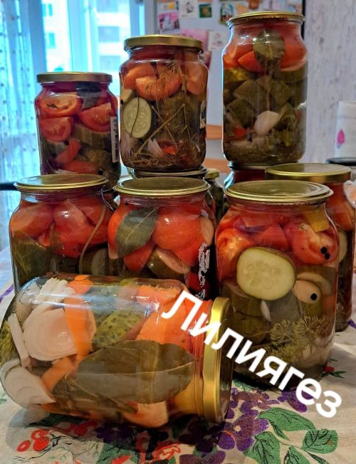 Лилия Әскаровадан бик тәмле ассорти рецепты