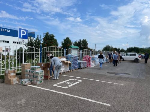 Балтачта махсус хәрби операциядә катнашучыларның гаиләләренә көнкүреш химиясе җыелмалары тапшырыла