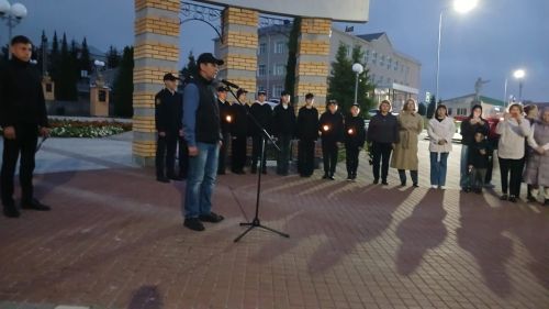 Балтачта бүген теракт корбаннары истәлегенә 186 шәм кабынды