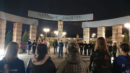 Балтачта бүген теракт корбаннары истәлегенә 186 шәм кабынды