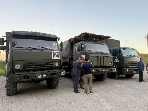 Балтачлылар махсус хәрби операция зонасына төзелеш материаллары озатты