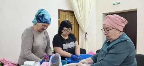 Чапшарлылар кабат сетка үргән, чәйләр тутырган