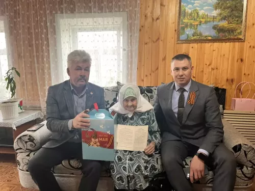 Балтачта Бөек Җиңү көнен каршылап, ветераннарга бүләкләр өләштеләр