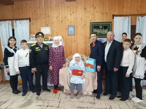 Балтачта Бөек Җиңү көнен каршылап, ветераннарга бүләкләр өләштеләр