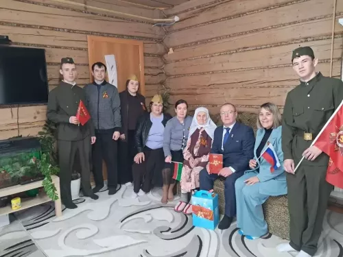 Балтачта Бөек Җиңү көнен каршылап, ветераннарга бүләкләр өләштеләр