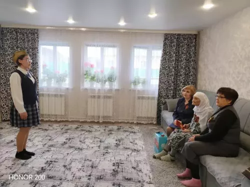 Балтачта Бөек Җиңү көнен каршылап, ветераннарга бүләкләр өләштеләр