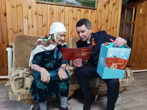 Балтачта Бөек Җиңү көнен каршылап, ветераннарга бүләкләр өләштеләр