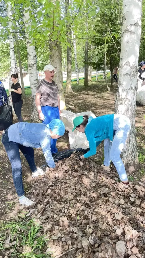 Бүген «Сабантуй» ял паркында өмә уза