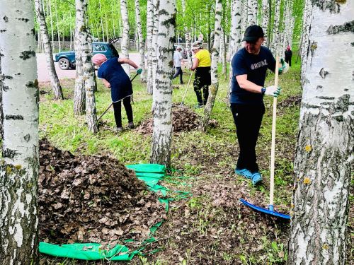 Бүген «Сабантуй» ял паркында өмә уза