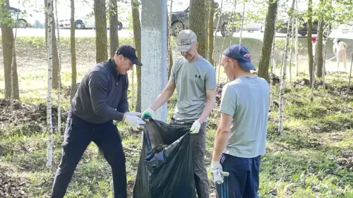 Бүген «Сабантуй» ял паркында өмә уза