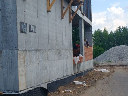 Арча аграр-сәнәгать көллиятенең икенче филиалында яңа уку бинасы төзелеше тулы көченә бара