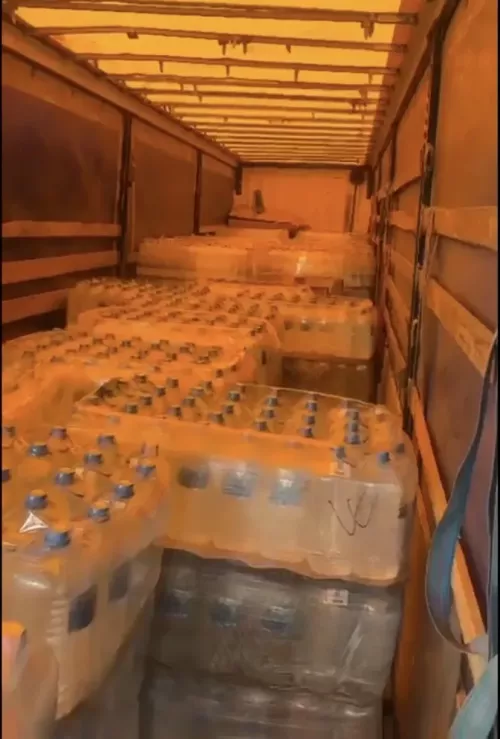 Хәрби операциядәге Балтач егетләренә 20 тонна чиста су озатылды