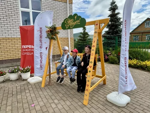 Бөрбаш авылындагы «Ура, авылга» дип атлаган түләүсез лагерьга 60 бала йөри