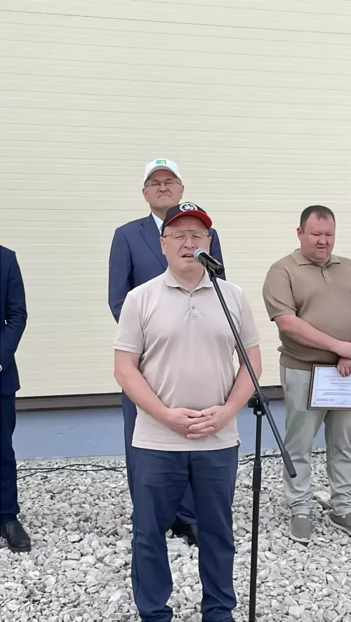 Куныр авылында 45 млн сумга төшкән заманча сугым цехы ачылды
