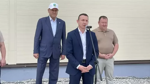 Куныр авылында 45 млн сумга төшкән заманча сугым цехы ачылды
