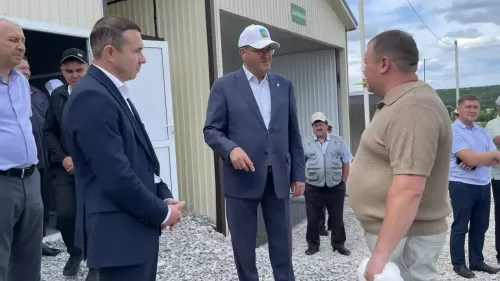 Куныр авылында 45 млн сумга төшкән заманча сугым цехы ачылды
