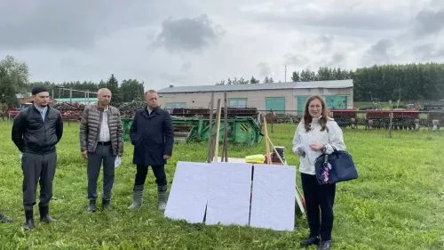 Балтачта комбайннар парады башланды
