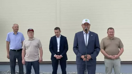 Куныр авылында 45 млн сумга төшкән заманча сугым цехы ачылды