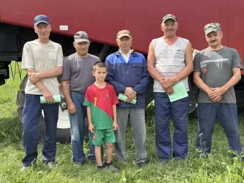 Балтачта комбайннар парады дәвам итә