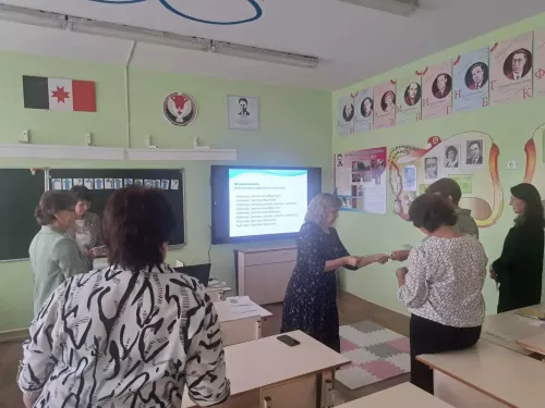 В Мало-Лызинской школе прошло секционное заседание августовской конференции учителей удмуртского языка и литературы