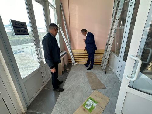 Рамил Нотфуллин төзелеш барышы белән танышты