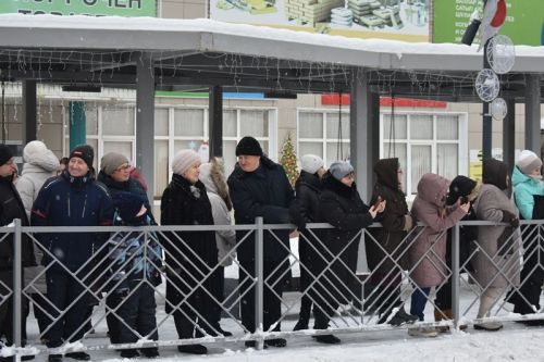 Балтачта Яңа ел парады узды.