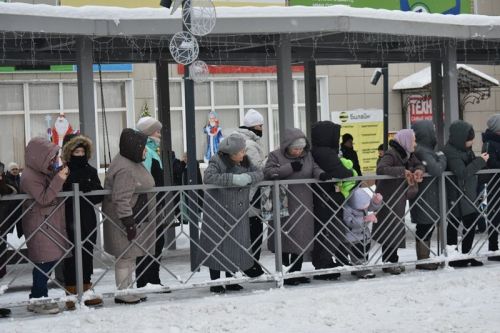 Балтачта Яңа ел парады узды.