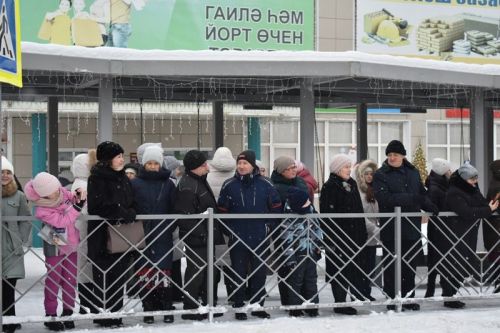 Балтачта Яңа ел парады узды.
