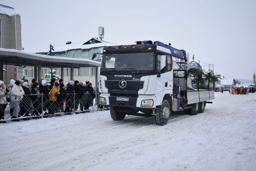 Балтачта Яңа ел парады узды.