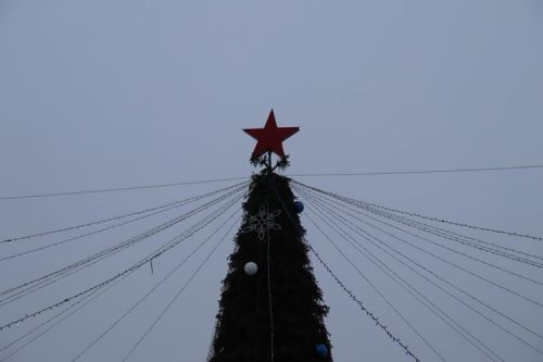 Балтачта үзәк чыршыны ачу тантанасы булды