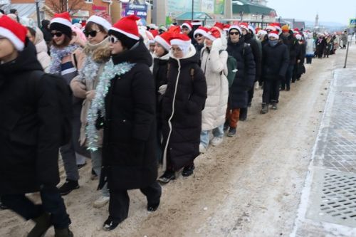 Балтачта үзәк чыршыны ачу тантанасы булды