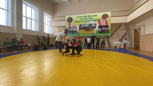 Алмаз Нотфуллин истәлегенә узган көрәш ярышыннан фотомизгелләр