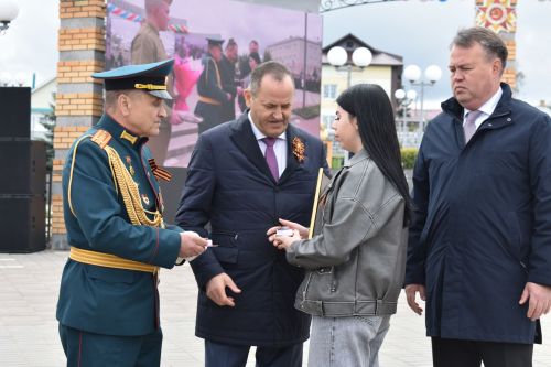 Балтачта узган Җиңү парадыннан фоторепортаж