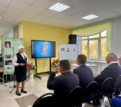 Түбән Кенә мәктәбендә Җәвәһирә Сәлахованың тууына 100 ел булу уңаеннан чара узды