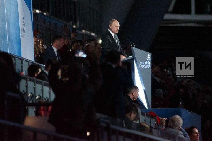Путин Казанда: Чемпионат WorldSkills тарихында онытылмаслык вакыйга булды