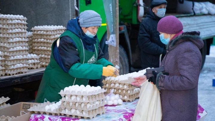 2 миллиона штук яиц продано на ярмарках в Казани