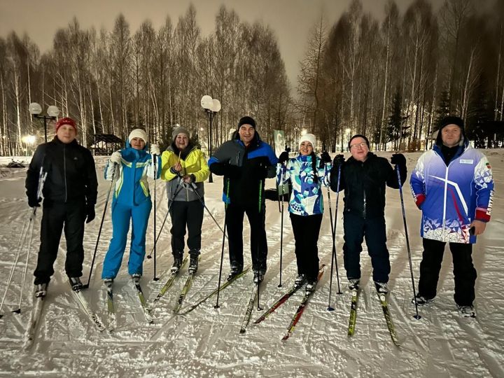 Балтачта җитәкчеләр «Төнге чаңгы юллары»на чыкты