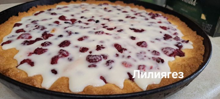 Лилия Әскаровадан тиз пешә торган һәм дә бик тәмле заливной пирог