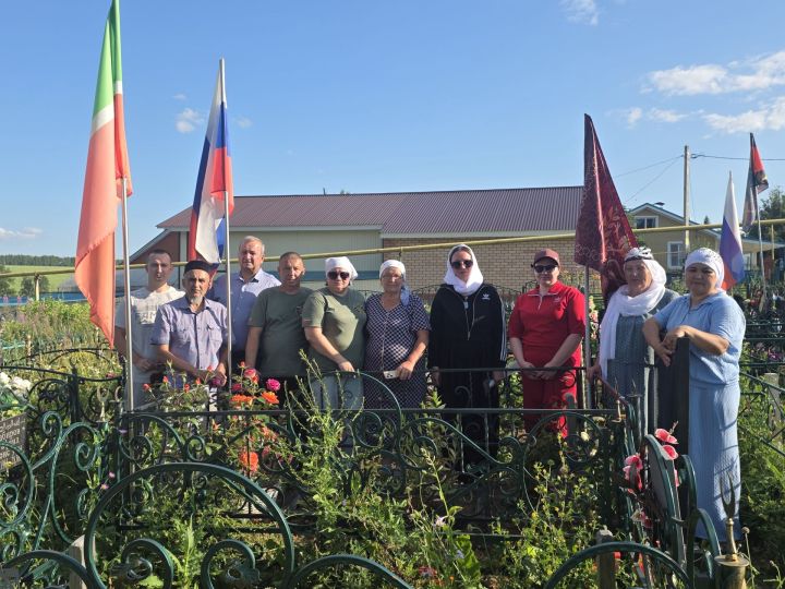 1234нче полкның әләме Балтачта җилферди