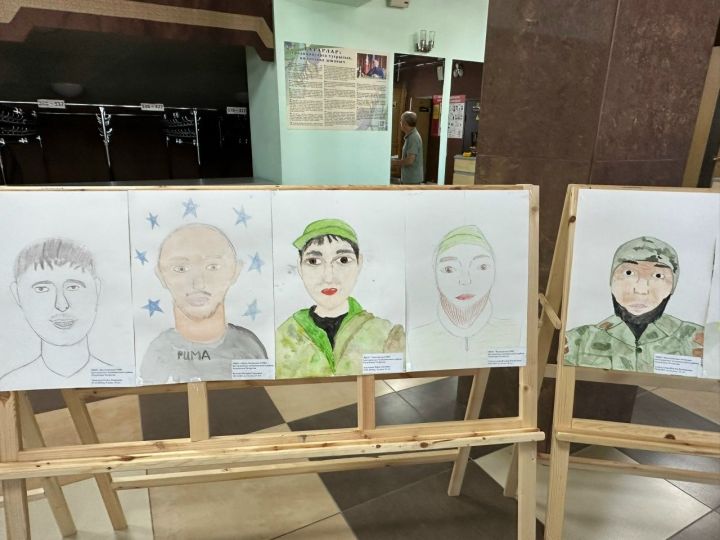 Балтачта «Минем әти – Герой!» иҗади рәсем фестивале күргәзмәсе эшли