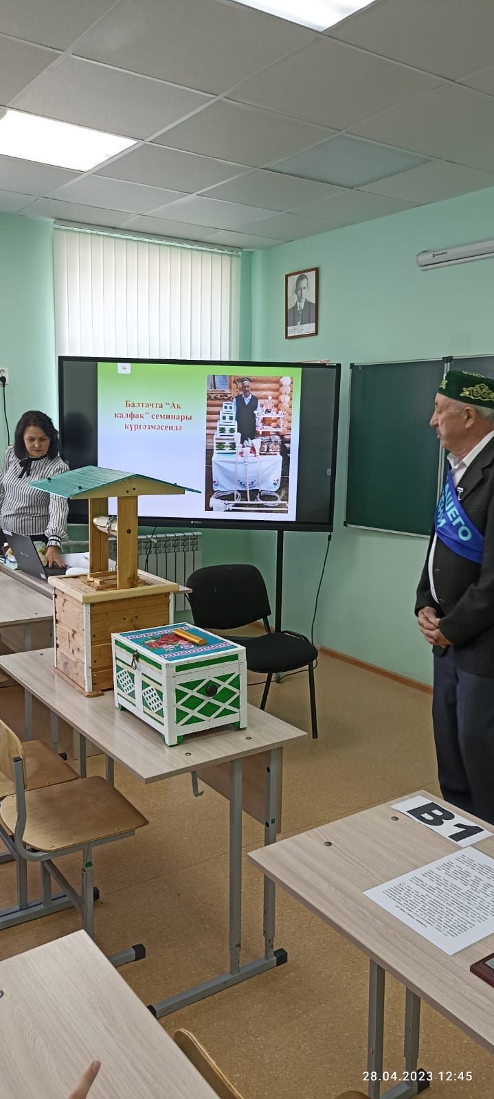 Балтач гимназиясе укучылары безнең заман герое белән очрашты (фото, видео)