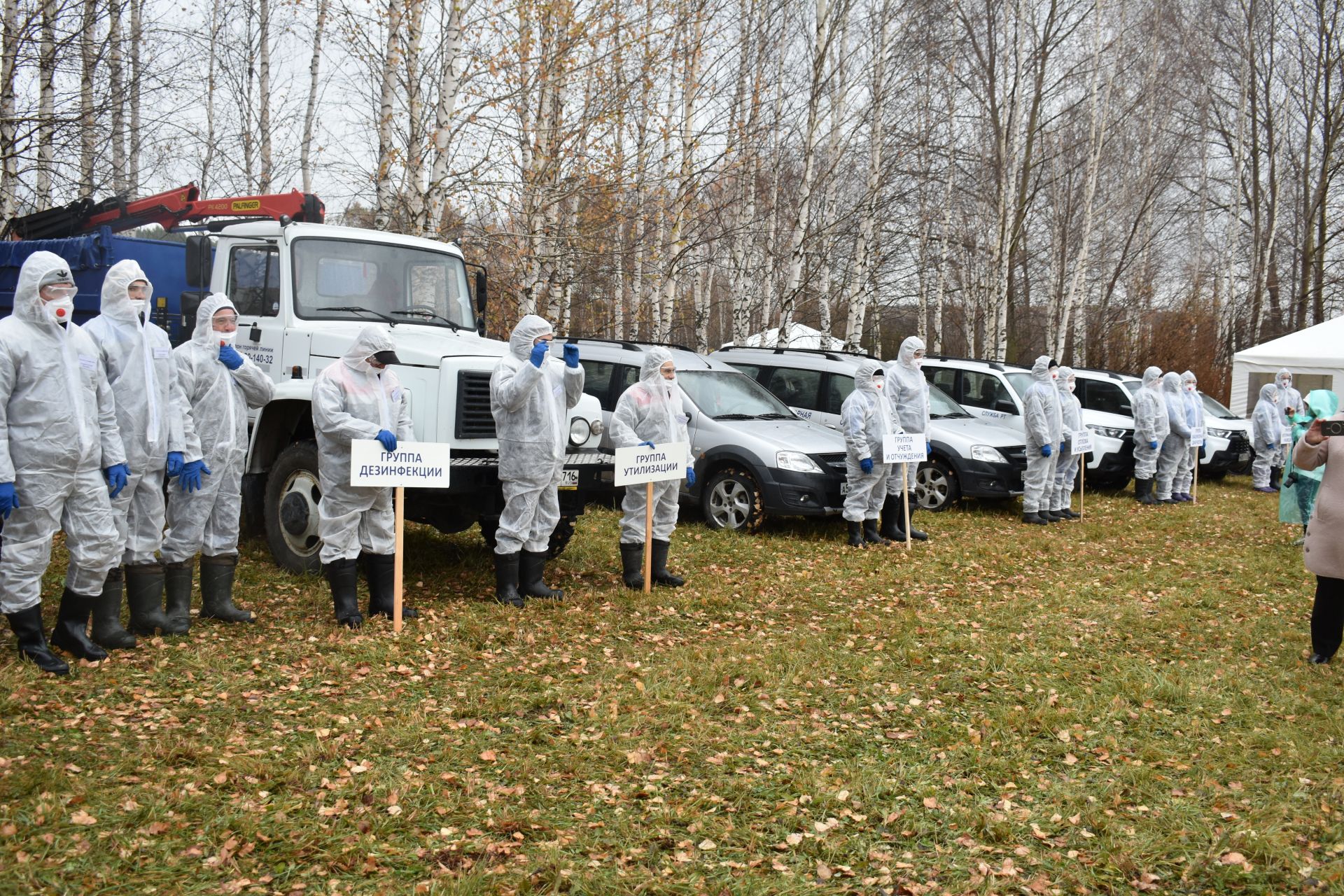 Балтачта кош гриппының таралуын бетерү буенча төбәкара өйрәнүләр узды (фото)