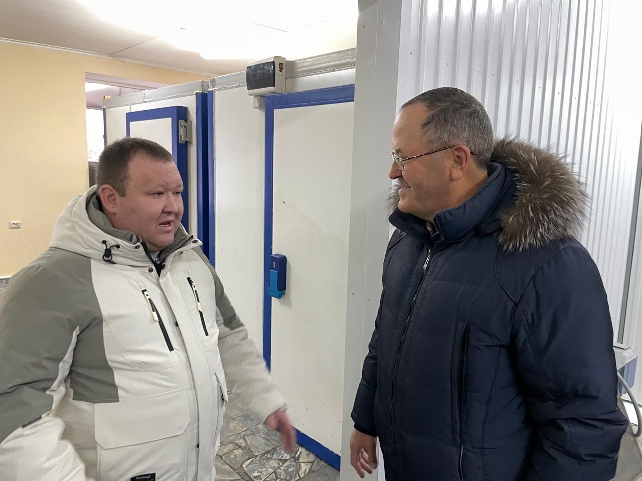 Район башлыгы  Кунырда шәхси эшмәкәр Алмаз Гыйләҗев ширкәтендә булды (фото)